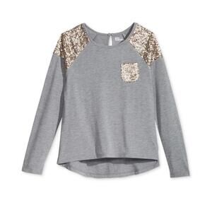 Epic Threads Big Kid Girls Sequin Top Size L
